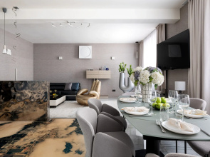 Квартира GM Apartments Трехкомнатные на Новинском бульваре