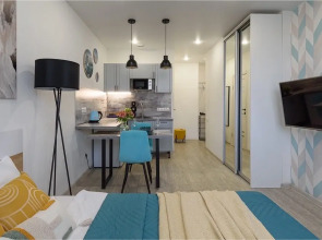 Апартаменты Студия KrasLoft в ЖК Притяжение на двоих