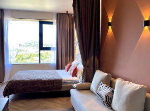 Квартира Студия Друзья с панорамным видом