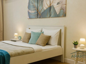 Квартира Aparts Pro Просторная 1-ком в Новом ЖК Сокол на 2 Этаже