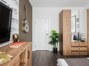 Квартира GM Apartments в стиле Рок-н-ролл с видом на Кремль