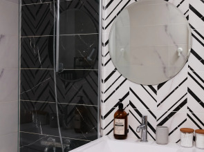 Апартаменты Luma White #2 в центре города с красивым видом на балконе