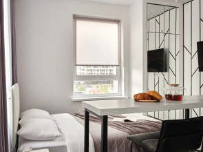 Апартаменты Уютная новая студия у метро Спартак