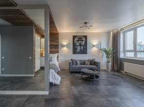 Квартира Студия в новом доме рядом с канатной дорогой