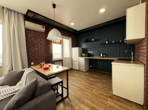 Квартира Лофт апартамент с видом на реку возле Аквапарка