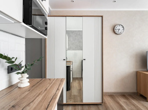 Апартаменты Светлая Студия Рядом с Метро Нижегородская