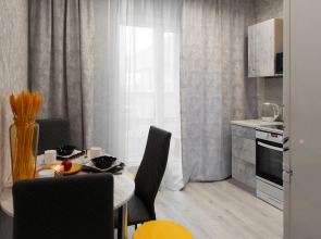 Апартаменты Unique Apart Канарейка напротив ЛДК и Кузбасс-Арены на 1-ой Заречной 9