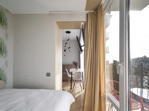 Квартира в Хосте с Отдельной Спальней и Видом на Море