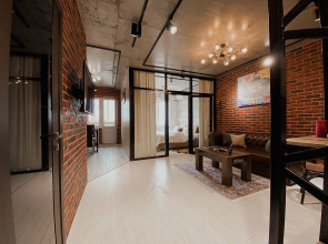 Квартира Green FOX от дизайнера в стиле Лофт