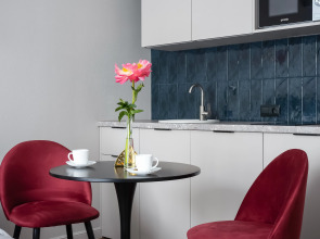 Апартаменты Savina у Моря 2 синяя студия