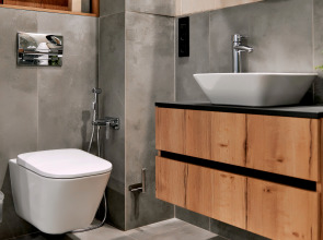 Квартира Aparts Pro Дизайнерская видовая студия у Волги в ЖК Галактика на 20 этаже