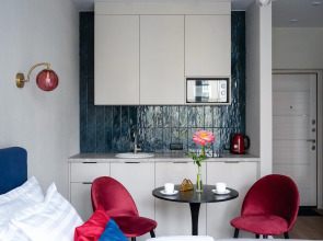 Апартаменты Savina у Моря 2 синяя студия