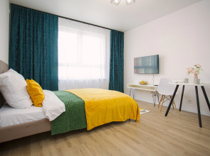 Апартаменты Студия Изумруд в ЖК Волга Парк