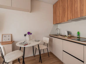 Апартаменты Светлая и уютная студия на берегу Исети