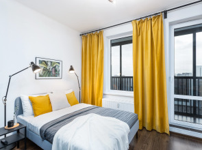 Апартаменты Арт Лайн Moderna Яркая Студия