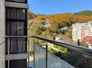 Апартаменты с балконом у реки рядом с пляжем