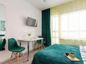 Апартаменты светлые на 16 этаже