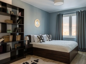 Апартаменты с панорамными окнами в центре Васильевского острова.