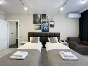 Апартаменты Fresh двухкомнатные с 2 спальнями и ванной