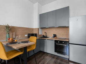 Квартира Комфорт с Балконом и Видом на Город Moderna Flat Status