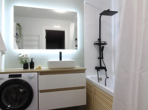 Квартира Wood'n'Stone в 5 минутах от ЖД вокзала