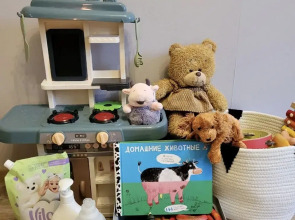 Апартаменты Двухкомнатные недалеко от вокзалов Sinyaya ptichka