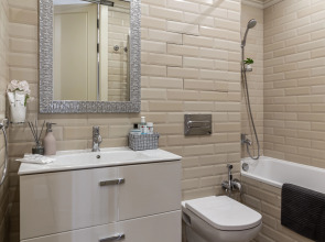 Квартира Moscow Deluxe Apartments Family Suite City View