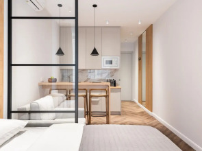 Апартаменты Делюкс с барной стойкой Модерн Дизайн у Динамо