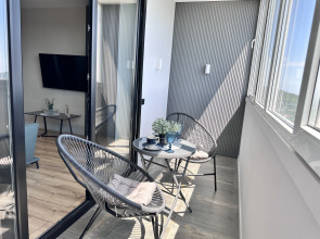 Апартаменты с видом на море и мосты