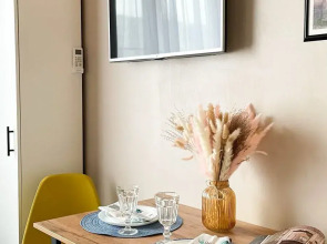 Квартира Новая современная и уютная студия с дизайнерским ремонтом в ЖК Самовароff с нетерпением ждёт своих гостей