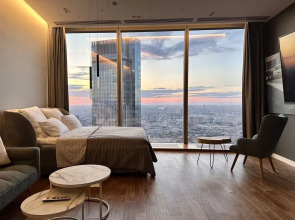 Квартира студия нa 77 этaжe башни Федерация Bоcток