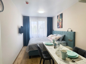 Апартаменты GLOBALSTAY. Новые студии 2 мин до метро Кировский завод