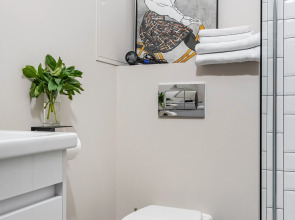 Апартаменты Бежевые в центре с кондиционером