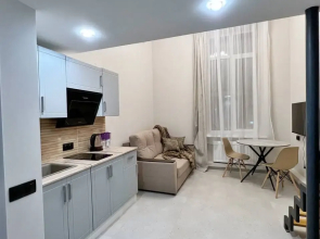 Двухуровневые апартаменты Purple Aurora у метро Бауманская