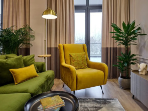 Апартаменты ЕвроУют Уникальные яркие дизайнерские