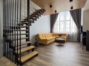 Dvukhurovnevaya Studiya s Zakhvatyvayuschim Vidom na Gorod Apartments