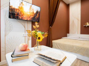 Апартаменты с ярким дизайнерским ремонтом