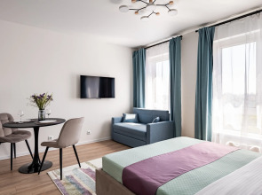 Квартира Лавандовые Сны - красивый вид на город с 31 этажа