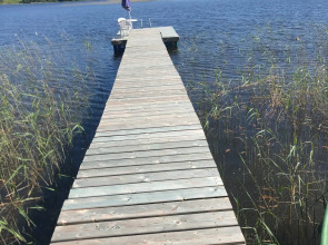 Частный дом Уединенный дом на берегу Ладоги