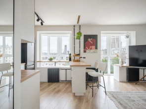 Апартаменты дизайнерские однокомнатные у метро Павелецкая