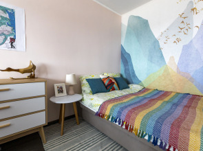 Квартира 2-комн с видом на озеро и горы