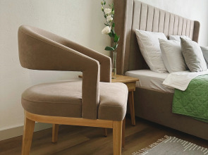 Квартира посуточно на Джигкаева, кровать Queen Size!