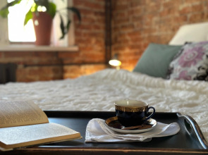 Квартира Двухкомнатная в Стиле Loft с Видом на Бухту Золотой Рог