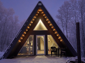 A-Frame V Lesu V 6 Km Ot Murmanska Private House