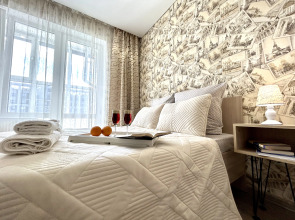 Апартаменты FSF Двухкомнатные (24 этаж) с Кофемашиной и Массажером