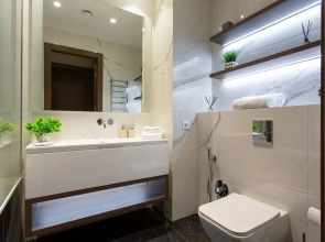 Апартаменты Sky City Moscow 62 этаж! Вид на Башни, Лужники, Парк победы и город! Очень уютный!