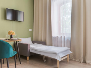 Апартаменты для троих гостей с 1 кроватью (3-ий или 4-ый этаж)