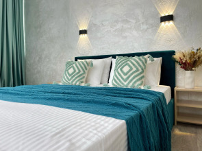 Апартаменты для четверых с видом на горы и море