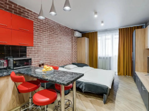 Апартаменты Red студия рядом с ТРЦ Горизонт