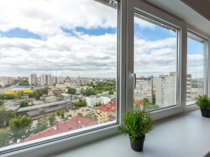 Апартаменты Гости Любят у метро Римская Бежевая